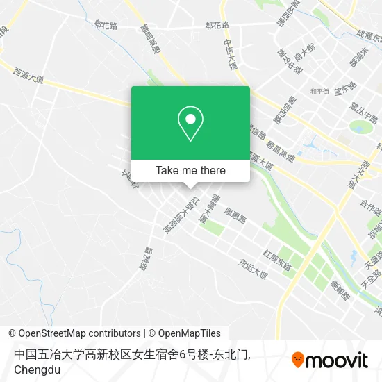 中国五冶大学高新校区女生宿舍6号楼-东北门 map