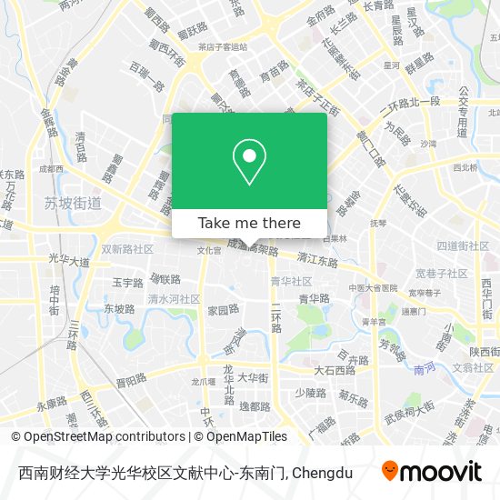 西南财经大学光华校区文献中心-东南门 map