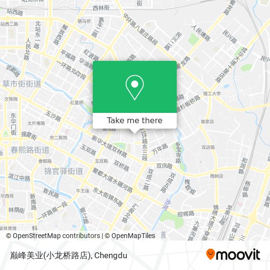 巅峰美业(小龙桥路店) map
