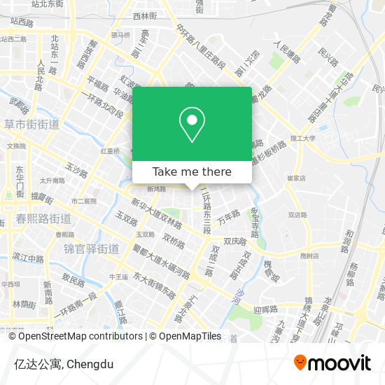 亿达公寓 map