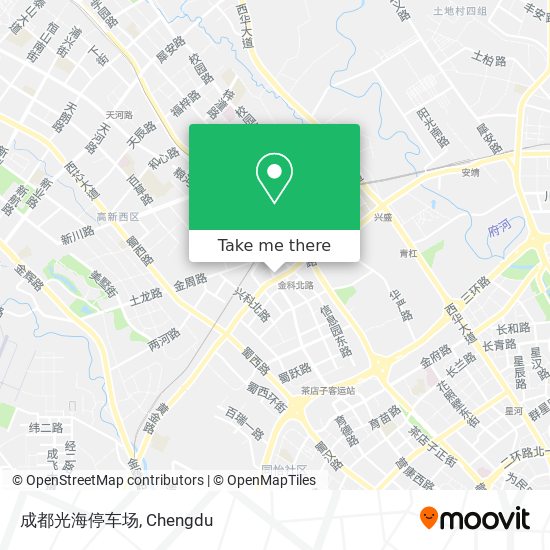成都光海停车场 map