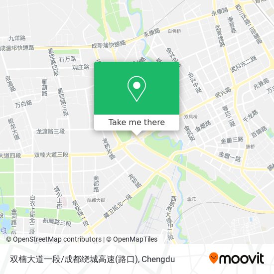 双楠大道一段/成都绕城高速(路口) map
