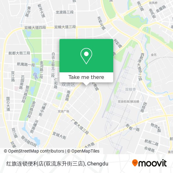 红旗连锁便利店(双流东升街三店) map