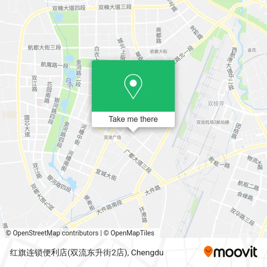 红旗连锁便利店(双流东升街2店) map
