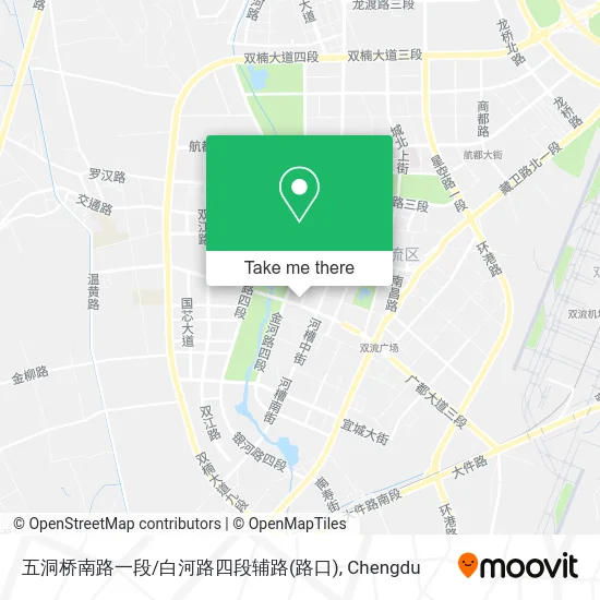 五洞桥南路一段/白河路四段辅路(路口) map