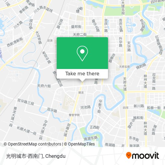 光明城市-西南门 map