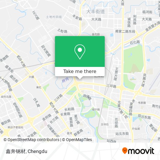 鑫奔钢材 map