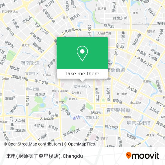 来电(厨师疯了奎星楼店) map