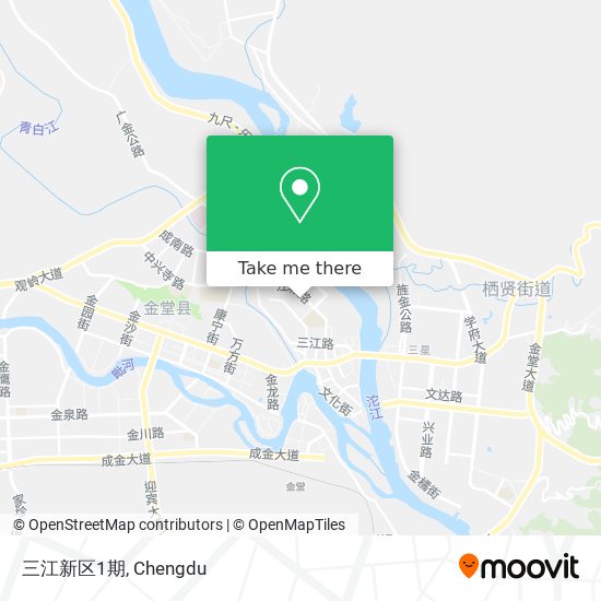 三江新区1期 map