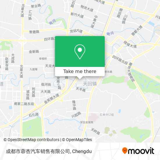 成都市蓉杏汽车销售有限公司 map