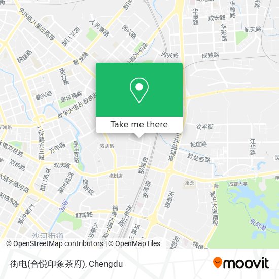 街电(合悦印象茶府) map