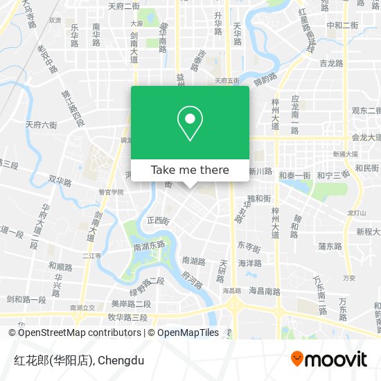 红花郎(华阳店) map