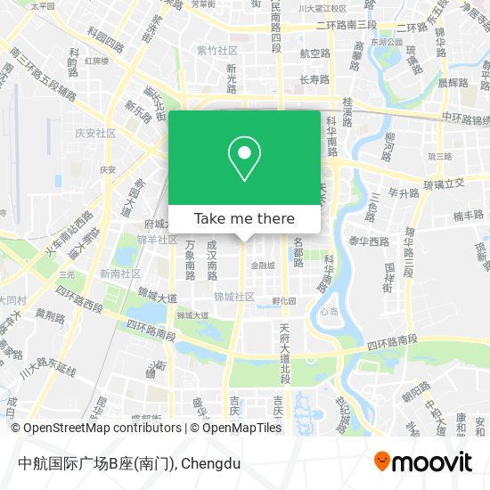中航国际广场B座(南门) map