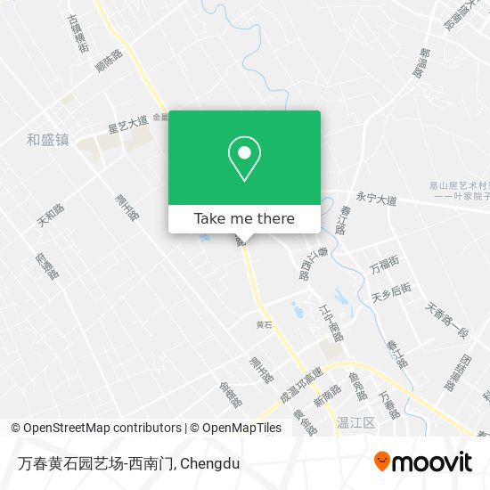 万春黄石园艺场-西南门 map