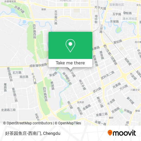 好茶园鱼庄-西南门 map