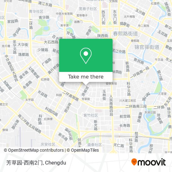 芳草园-西南2门 map