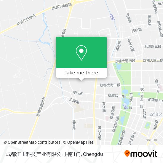 成都汇玉科技产业有限公司-南1门 map