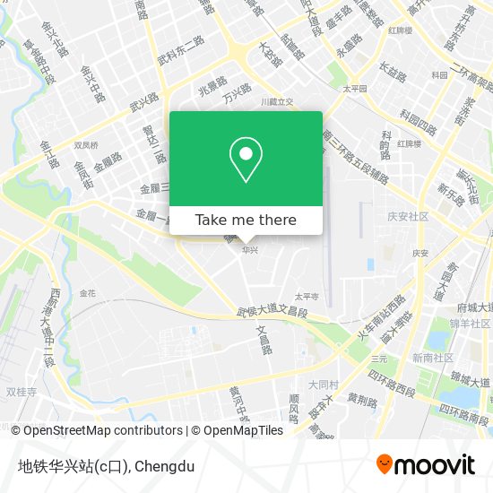 地铁华兴站(c口) map