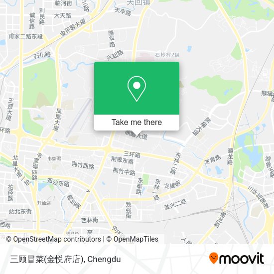三顾冒菜(金悦府店) map