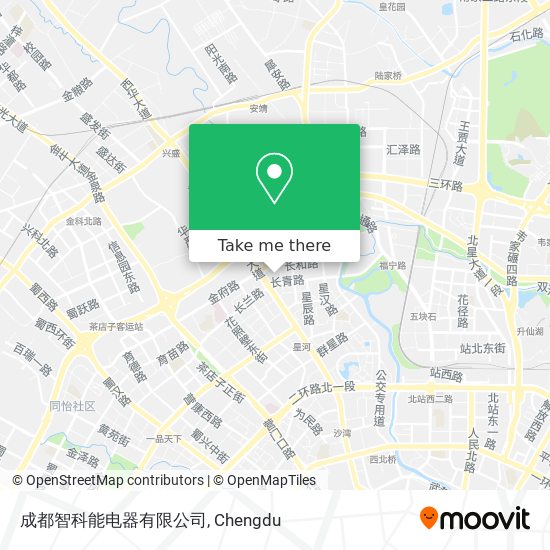 成都智科能电器有限公司 map