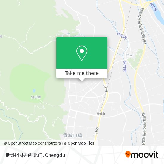 昕玥小栈-西北门 map