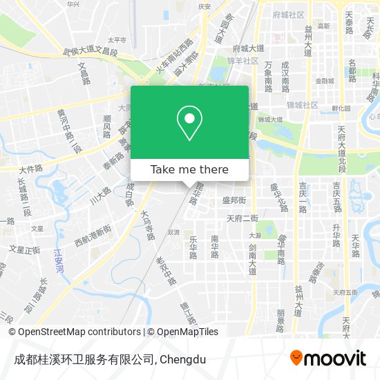 成都桂溪环卫服务有限公司 map