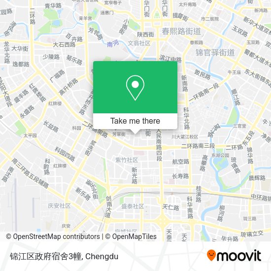 锦江区政府宿舍3幢 map