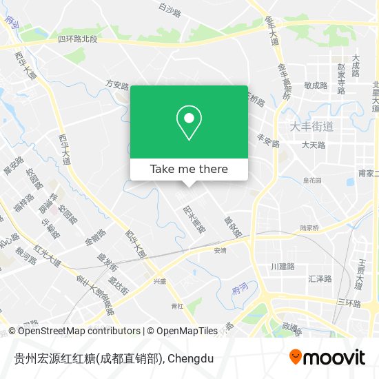 贵州宏源红红糖(成都直销部) map