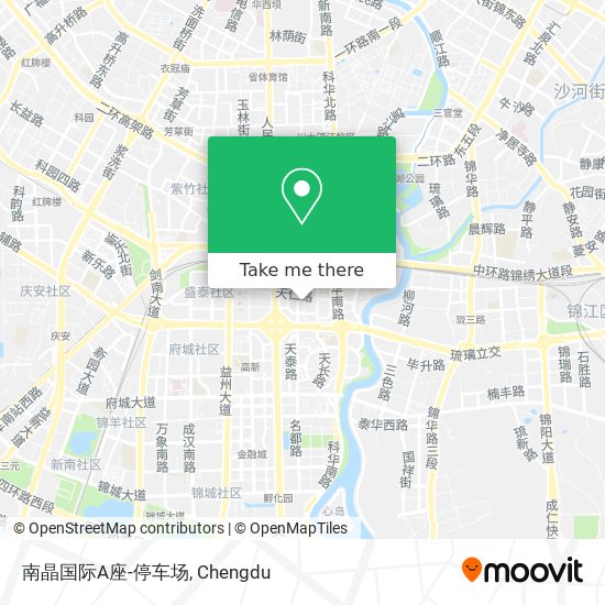 南晶国际A座-停车场 map