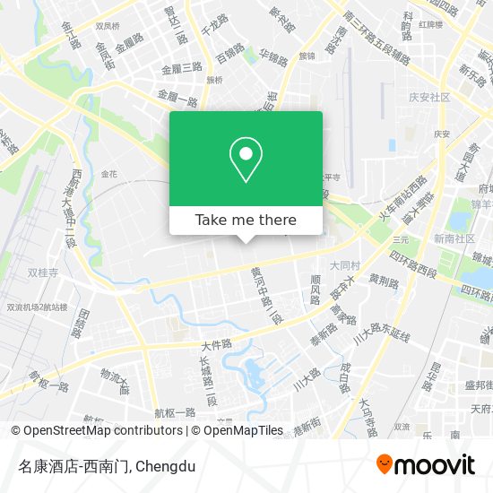 名康酒店-西南门 map