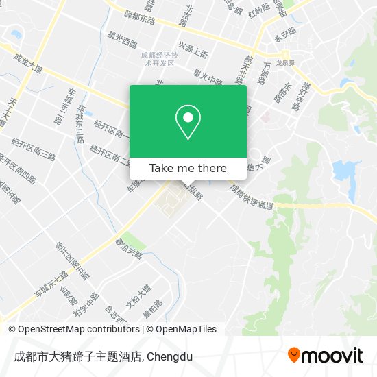 成都市大猪蹄子主题酒店 map