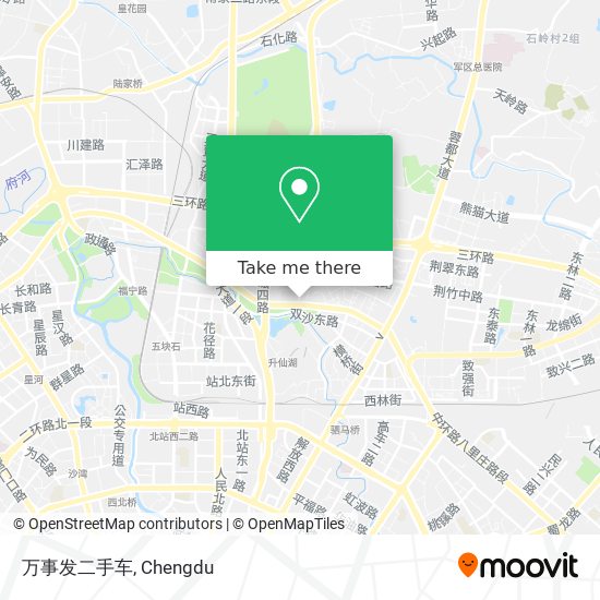 万事发二手车 map