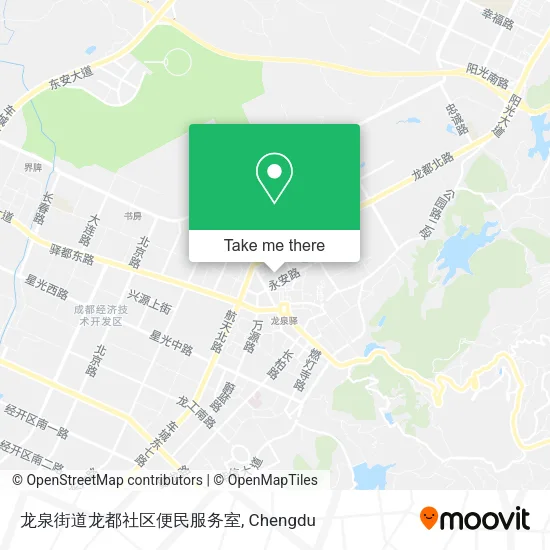 龙泉街道龙都社区便民服务室 map