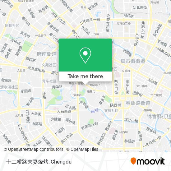 十二桥路夫妻烧烤 map
