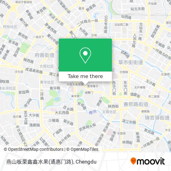 燕山板栗鑫鑫水果(通惠门路) map