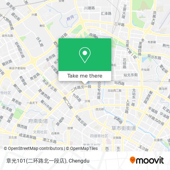 章光101(二环路北一段店) map