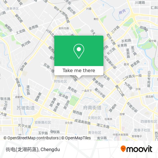 街电(龙湖药蒸) map