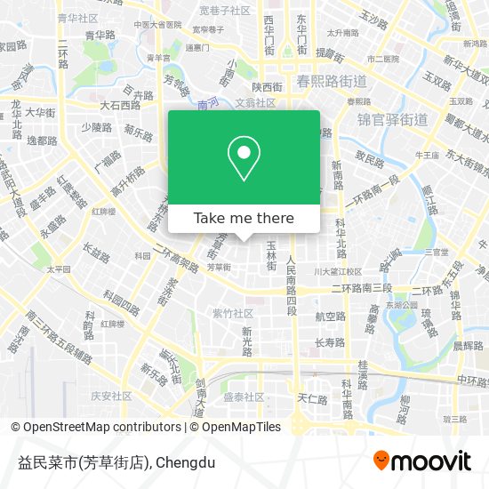 益民菜市(芳草街店) map