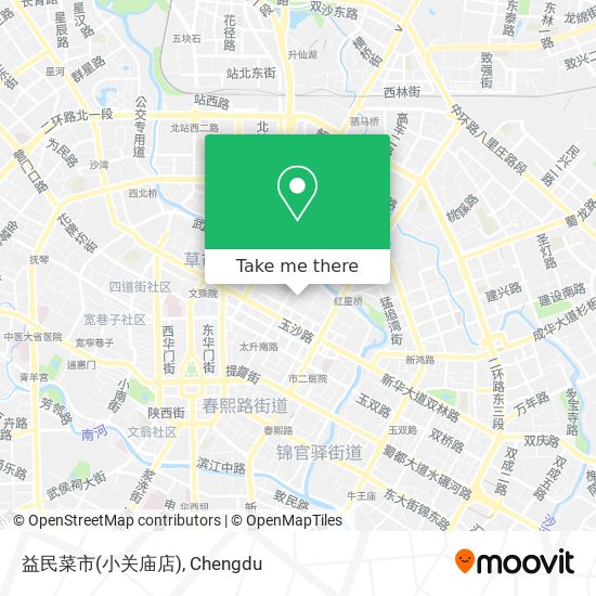 益民菜市(小关庙店) map
