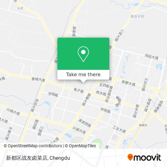 新都区战友卤菜店 map