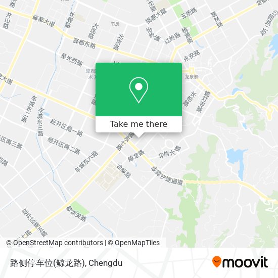 路侧停车位(鲸龙路) map