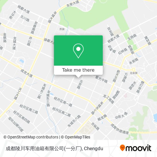 成都陵川车用油箱有限公司(一分厂) map