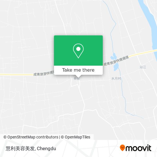 慧利美容美发 map