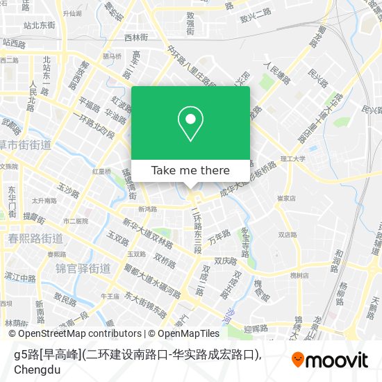 g5路[早高峰](二环建设南路口-华实路成宏路口) map
