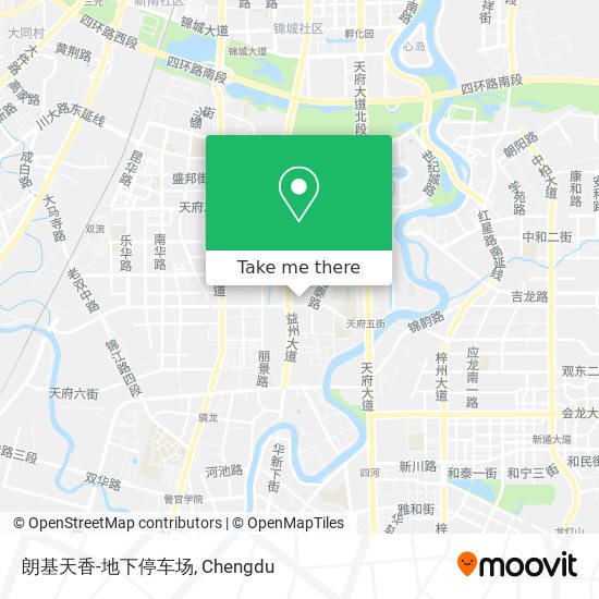 朗基天香-地下停车场 map