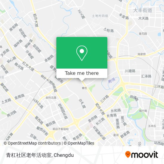 青杠社区老年活动室 map