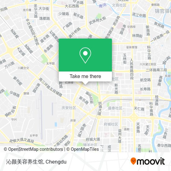 沁颜美容养生馆 map