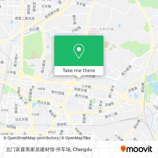 北门富森美家居建材馆-停车场 map