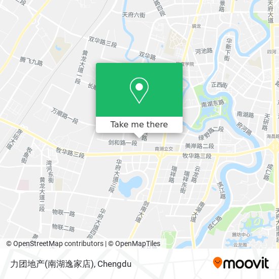 力团地产(南湖逸家店) map