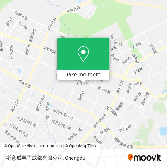 斯意威电子成都有限公司 map